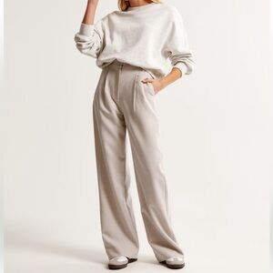 Abercrombie & Fitch Sloane Tailored Wide Leg Pants